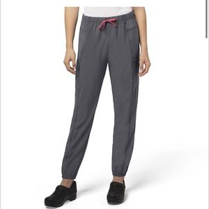 Carhart WOMEN’S FORCE CROSS-FLEX JOGGER SCRUB PANTS in pewter